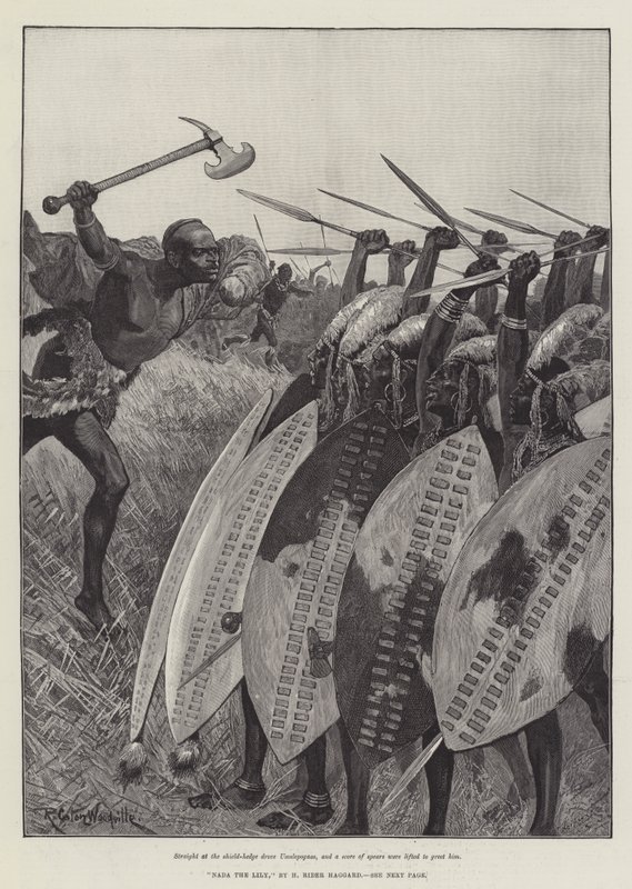 Nada o lírio, por H Rider Haggard de Richard Caton Woodville junior