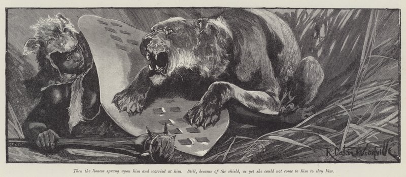 Nada o lírio, por H Rider Haggard de Richard Caton Woodville junior