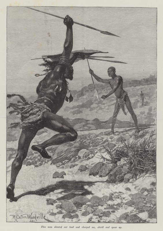 Nada o lírio, por H Rider Haggard de Richard Caton Woodville junior