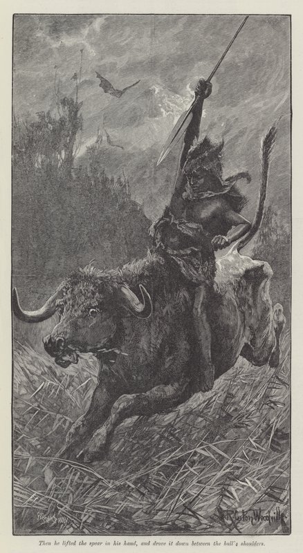 Nada o lírio, por H Rider Haggard de Richard Caton Woodville junior