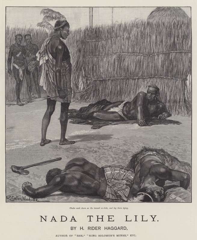Nada o lírio, por H Rider Haggard de Richard Caton Woodville junior