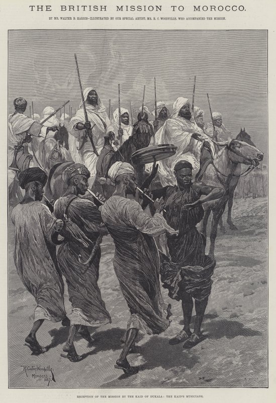 A missão britânica a Marrocos de Richard Caton Woodville junior