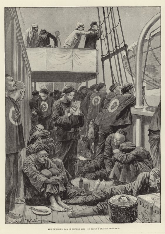A guerra iminente na Ásia Oriental de Richard Caton Woodville junior