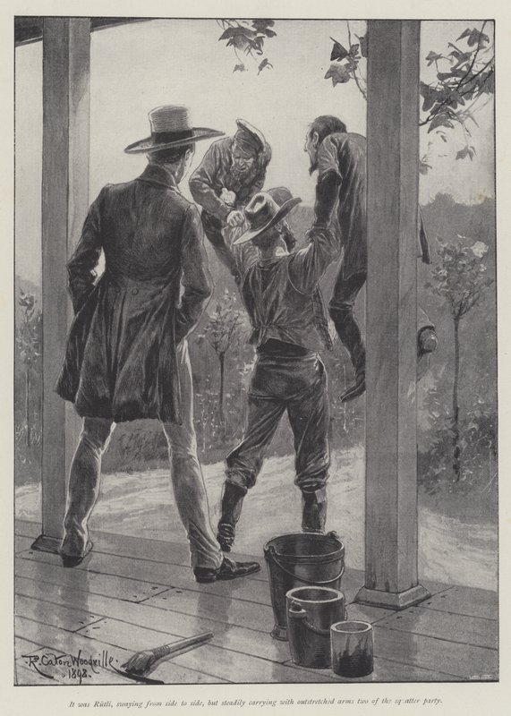 O homem e a montanha, de Bret Harte de Richard Caton Woodville junior