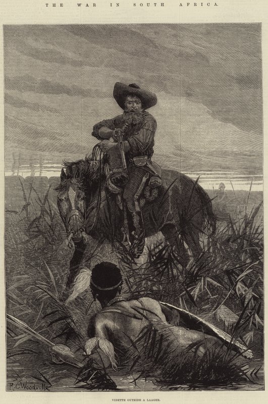 A guerra na África do Sul de Richard Caton Woodville junior