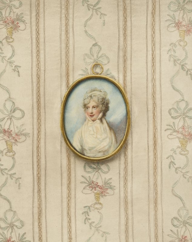 Retrato da princesa Sophia, 5ª filha do rei George III de Richard Cosway
