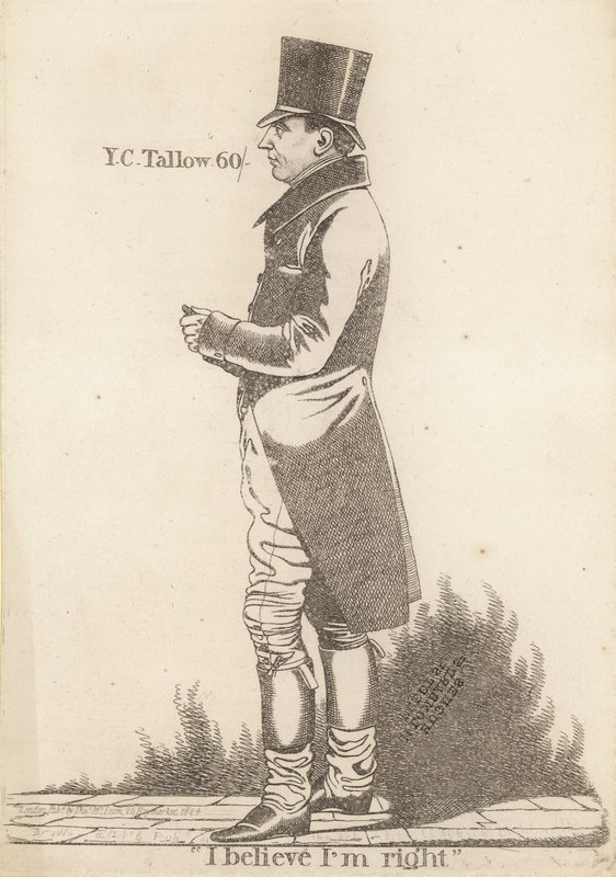 Homem negócios, de, londres de Richard Dighton