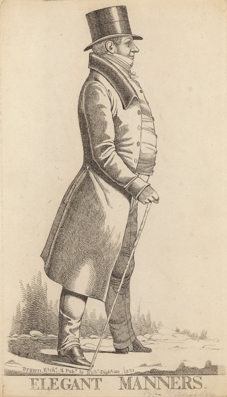Charles Manners Sutton; 1º visconde de Canterbury; Maneiras Elegantes de Richard Dighton