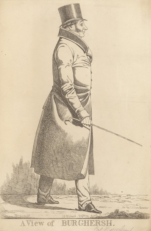 John Fane, 11º Conde de Westmorland; Uma visão de Burghersh de Richard Dighton