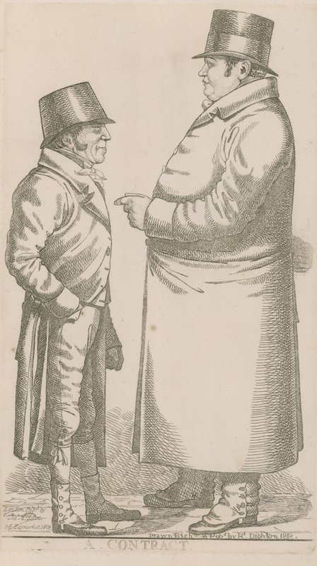Sr. Damington e Sr. Tremloe, Um contrato de Richard Dighton