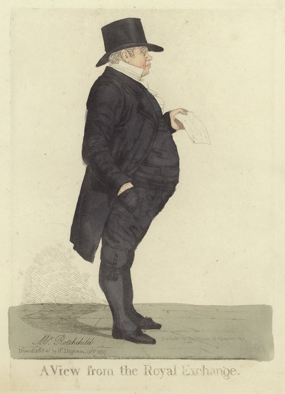 Nathan Mayer Rothschild, 1817 de Richard Dighton
