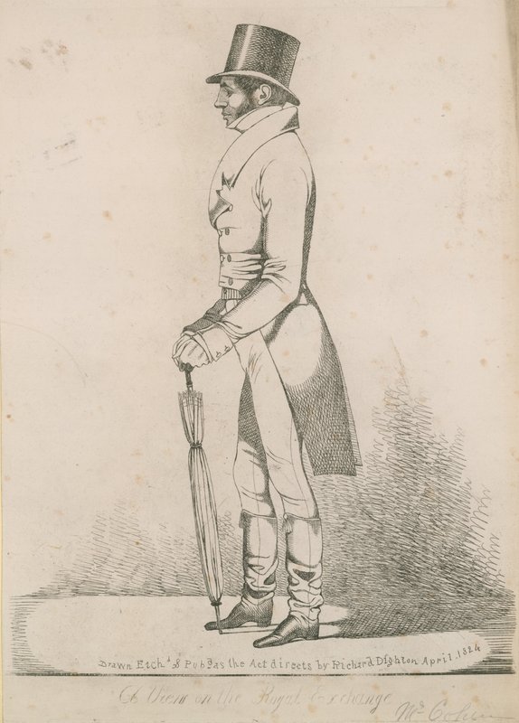 Richard Thornton; Uma visão sobre o Royal Exchange de Richard Dighton