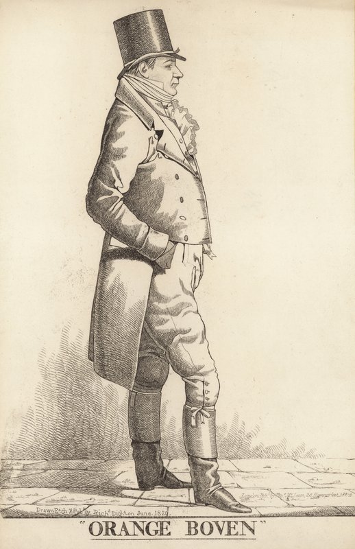 Sir John Hall; Laranja acima de Richard Dighton