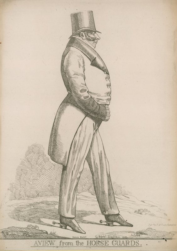 Sir Robert Bolton; Uma visão dos guardas de cavalo de Richard Dighton