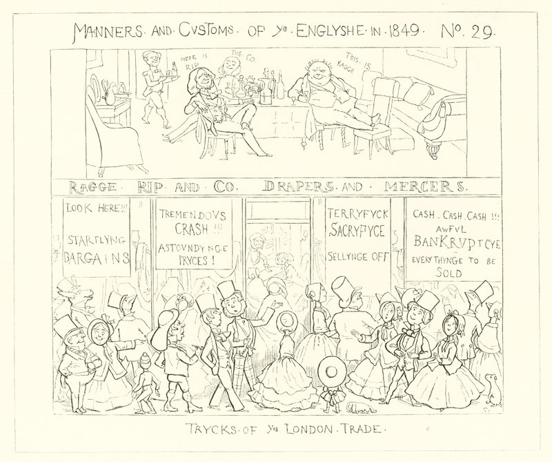 1849, Truques do Comércio de Londres de Richard Doyle