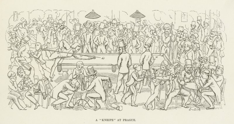 Um Kneipe em Praga de Richard Doyle