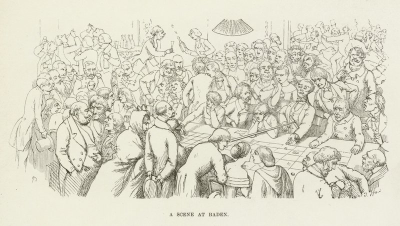 Uma cena em Baden de Richard Doyle
