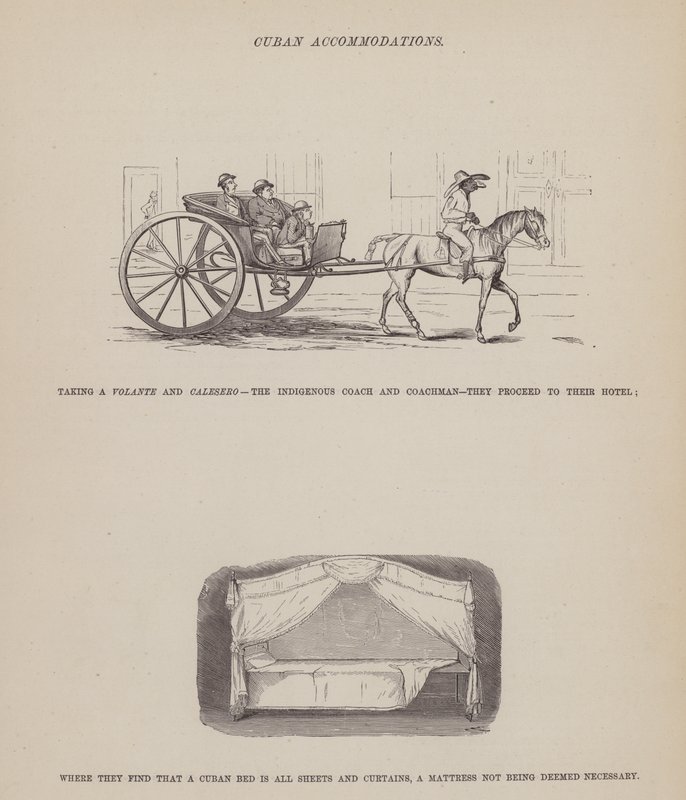 Página de The American Tour of Messrs Brown, Jones and Robinson (gravura) de Richard Doyle