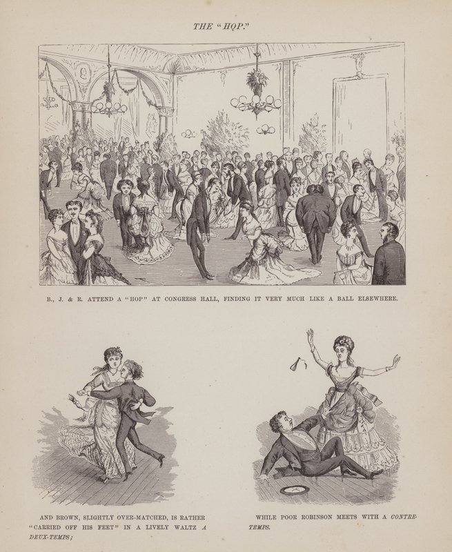 Página de The American Tour of Messrs Brown, Jones and Robinson (gravura) de Richard Doyle