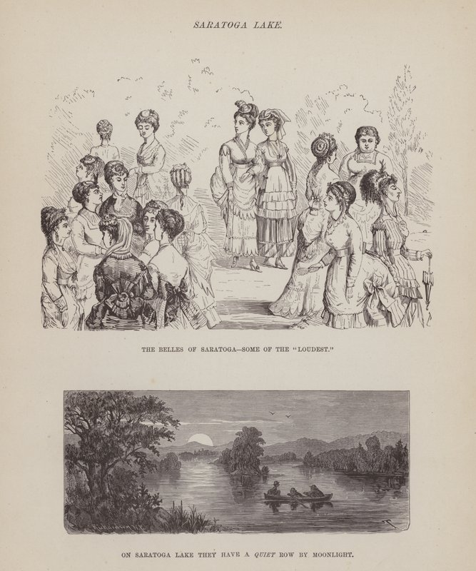 Página de The American Tour of Messrs Brown, Jones and Robinson (gravura) de Richard Doyle