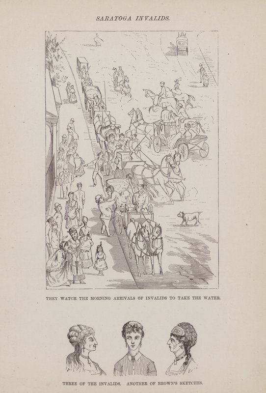 Página de The American Tour of Messrs Brown, Jones and Robinson (gravura) de Richard Doyle