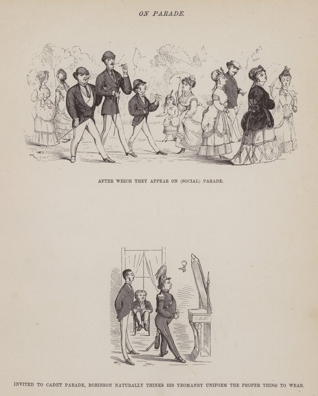 Página de The American Tour of Messrs Brown, Jones and Robinson (gravura) de Richard Doyle