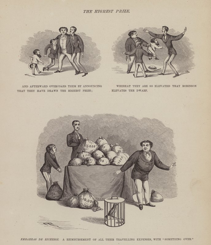 Página de The American Tour of Messrs Brown, Jones and Robinson (gravura) de Richard Doyle