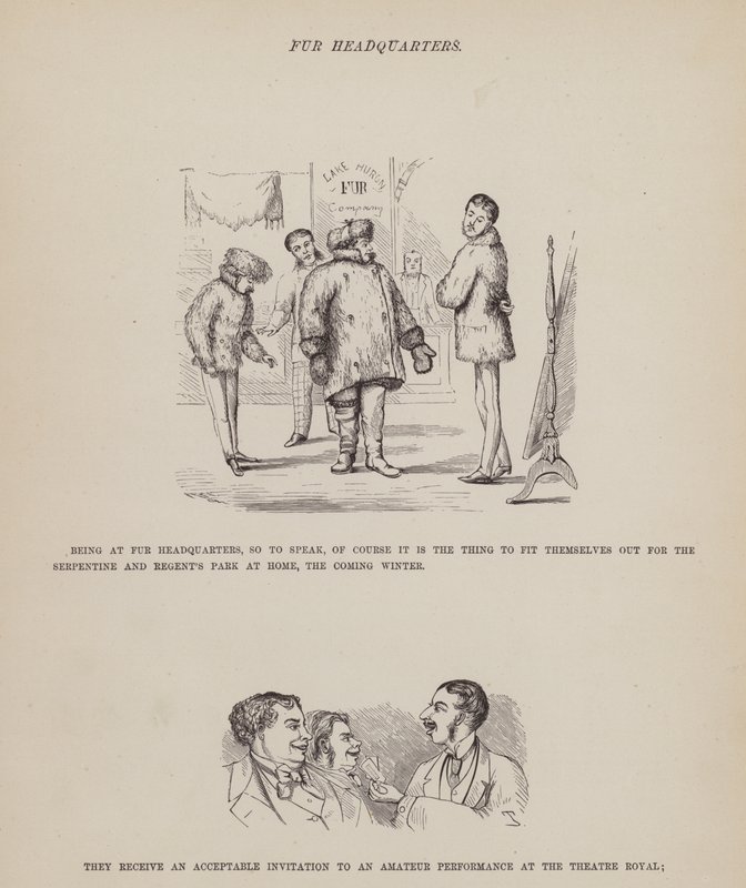 Página de The American Tour of Messrs Brown, Jones and Robinson (gravura) de Richard Doyle