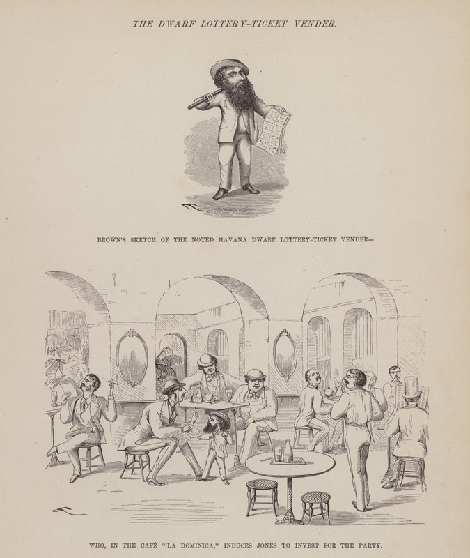 Página de The American Tour of Messrs Brown, Jones and Robinson (gravura) de Richard Doyle