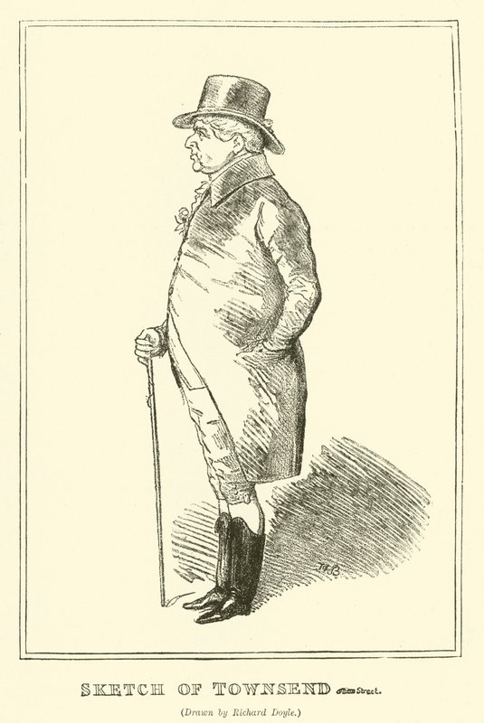 Sketch of Townsend (gravura) de Richard Doyle