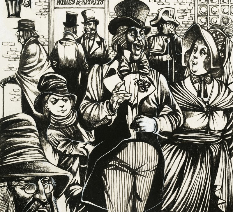 Crianças como Oliver Twist, de Dickens, aprenderam a roubar bolsos de Richard Hook