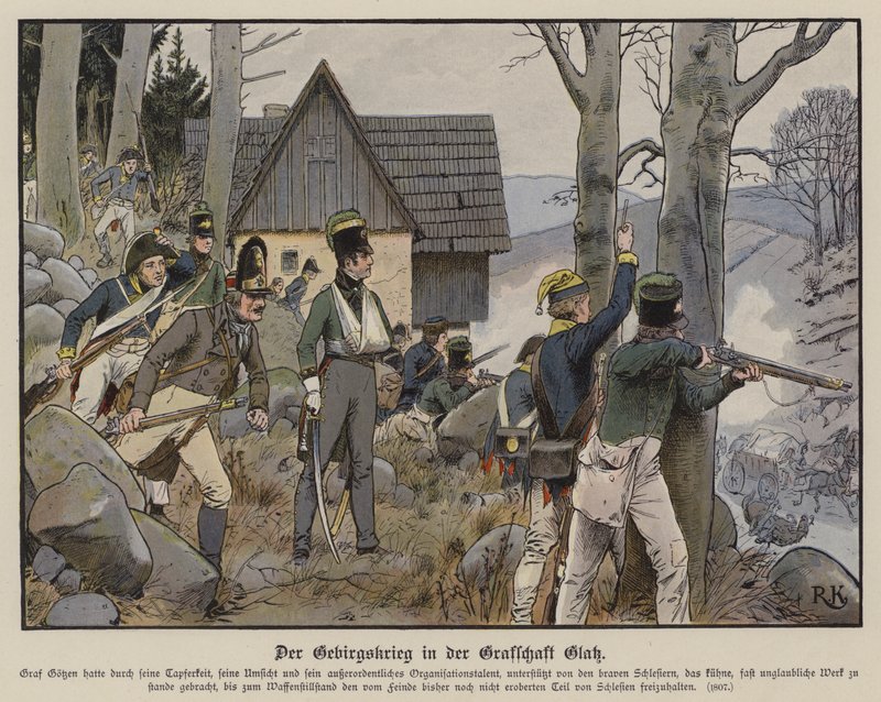 Guerra de Guerrilha na região montanhosa de Glatz de Richard Knotel