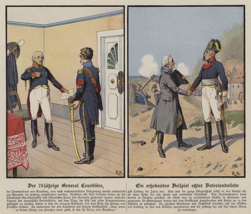 O general prussiano Wilhelm Rene de l