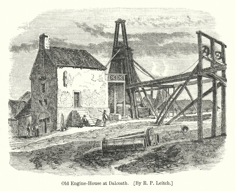 Old Engine-House na Dalcoath (gravura) de Richard Principal (after) Leitch