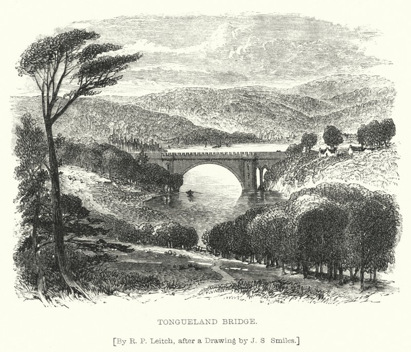 Ponte Tongueland (gravura) de Richard Principal (after) Leitch