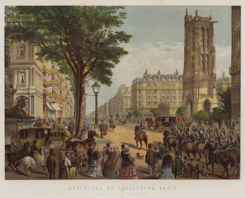 Boulevard de Sebastopol, Paris de Richard Principal Leitch