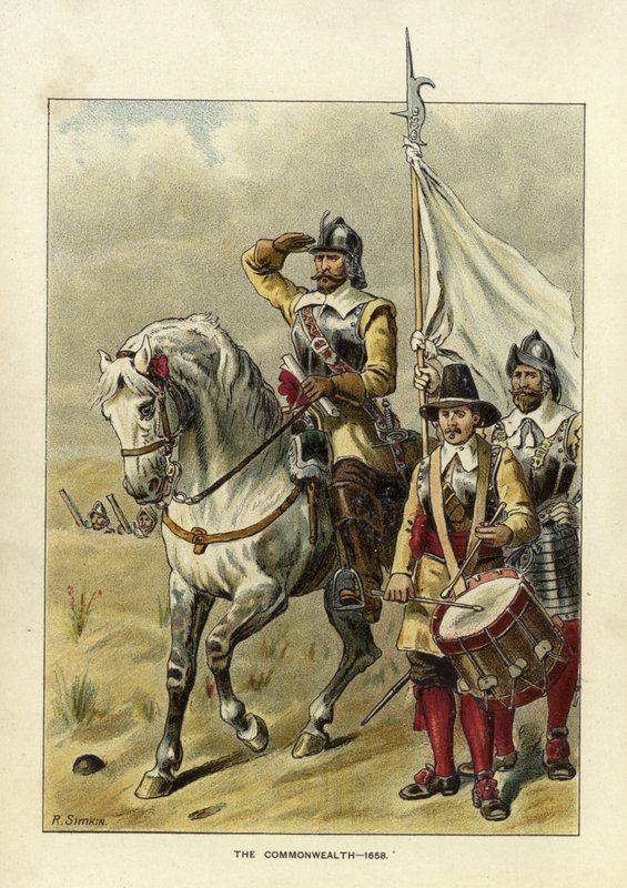 Epochs do exército britânico - a Commonwealth de Richard Simkin