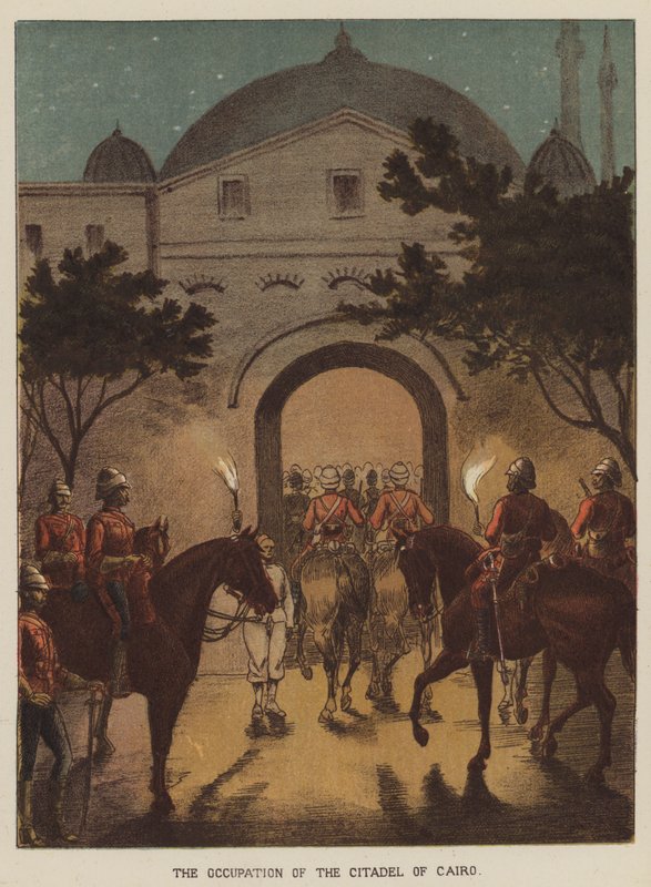 A ocupação da cidadela do Cairo de Richard Simkin