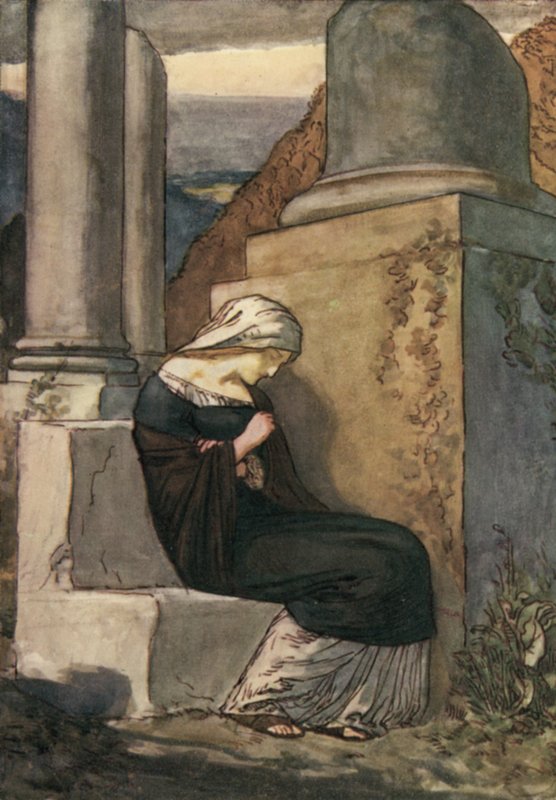 Melancolia por John Fletcher de Robert Anning Bell