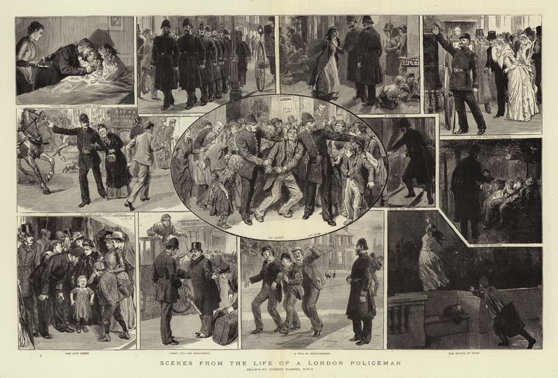 Cenas da vida de um policial de Londres de Robert Barnes