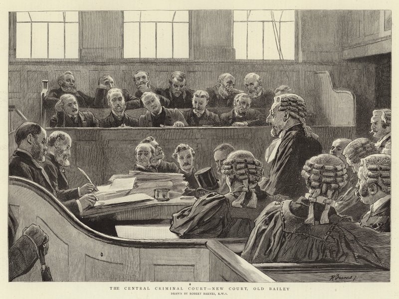 O Tribunal Criminal Central, New Court, Old Bailey de Robert Barnes