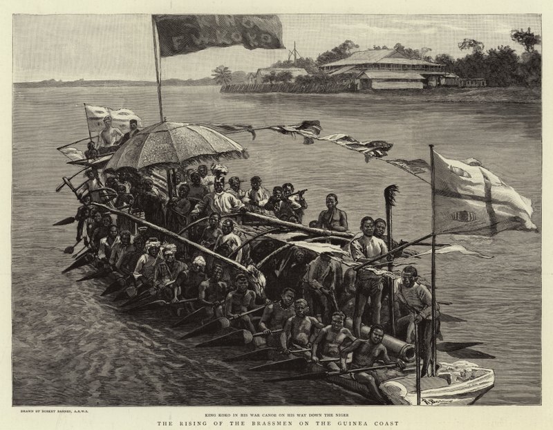 A ascensão dos Brassmen na costa da Guiné de Robert Barnes