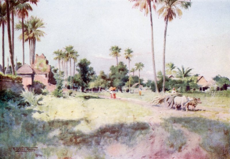 Uma rua em Taungwingyi de Robert George Talbot Kelly