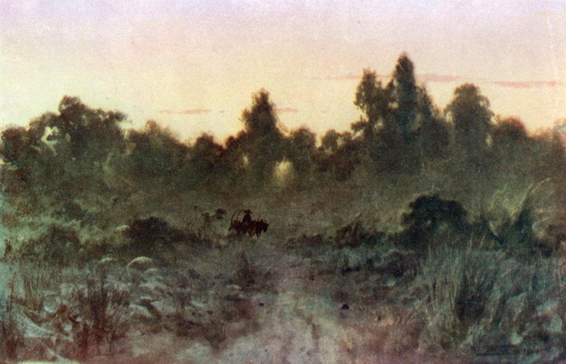 Amanhecer na floresta de Robert George Talbot Kelly