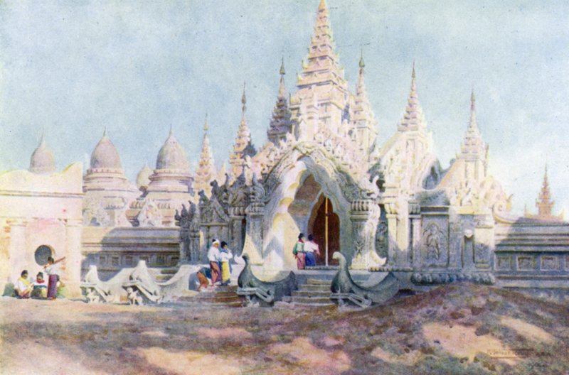 Entrada, para, a, Kuthodau, mandalay de Robert George Talbot Kelly