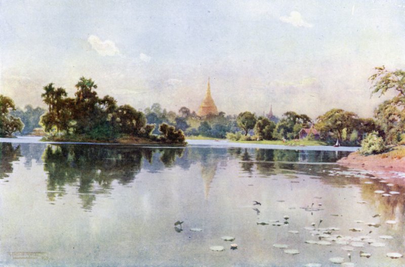 O Shwe Dagon de Dalhousie Park de Robert George Talbot Kelly