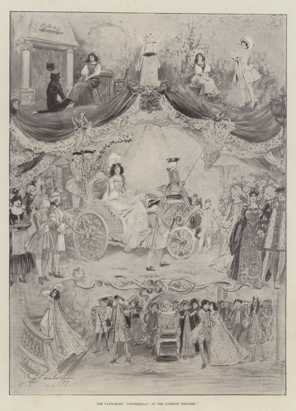 A Cinderela Pantomima, no Teatro Garrick de Robert Sauber