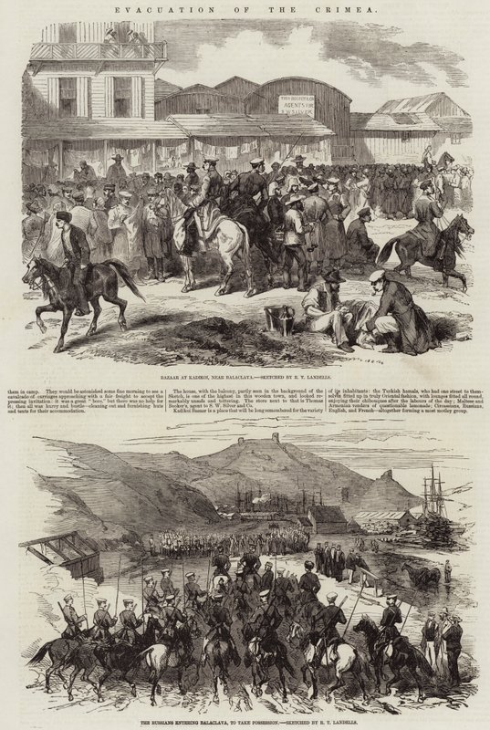 Evacuação da Crimeia de Robert Thomas Landells