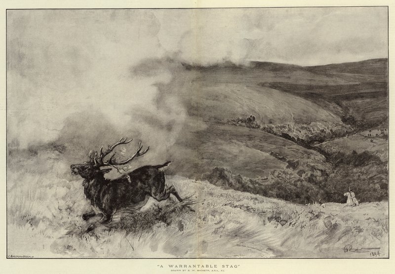 Um Stag Garantido de Robert Walker Macbeth