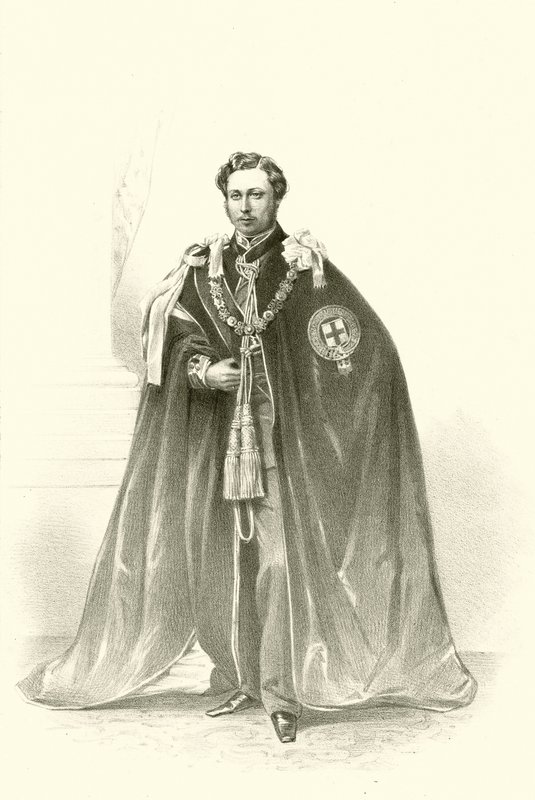 HRH Albert Edward Prince of Wales (chromolitho) de Robert (after) Dudley